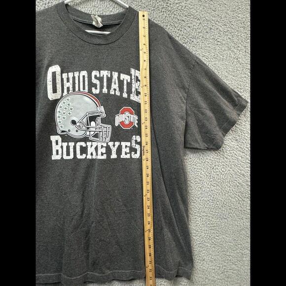 Ohio State Buckeyes T Shirt Mens 2XL Gray Short Sleeve Crew Neck Graphic NFL - Picture 3 of 10